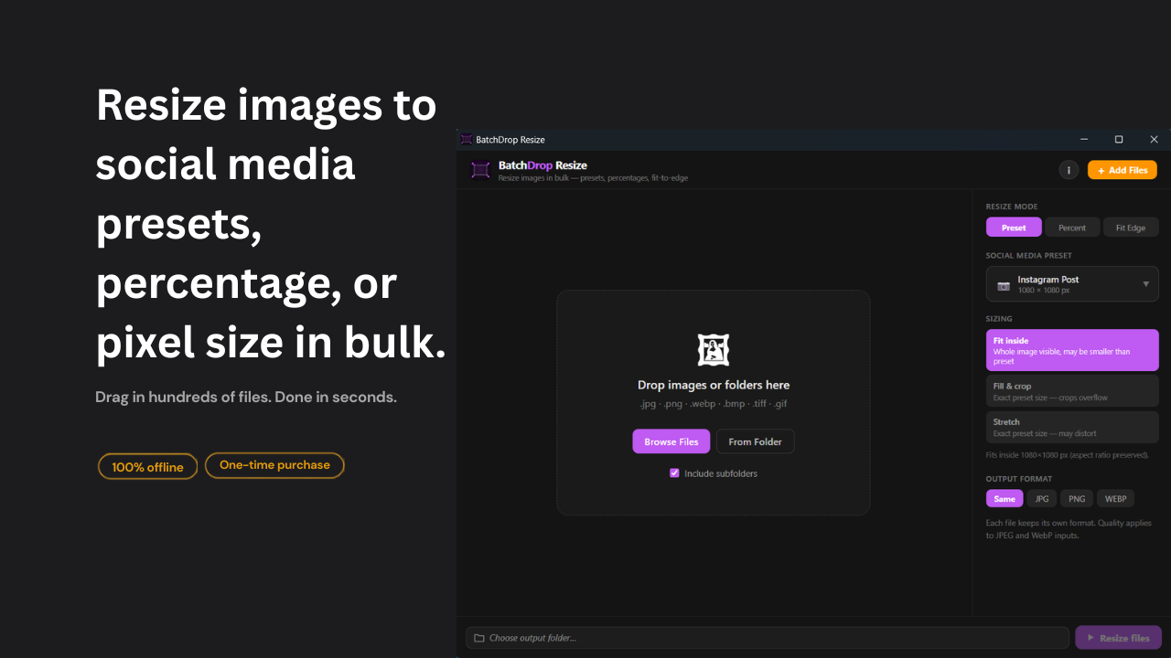 BatchDrop Resize