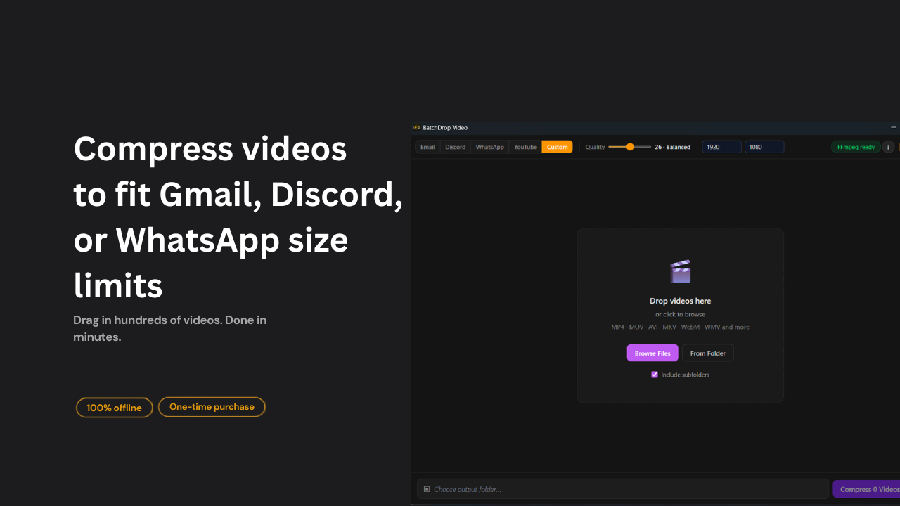 BatchDrop Video